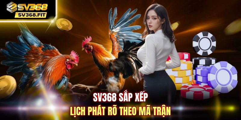 SV368 sắp xếp lịch phát rõ theo mã trận