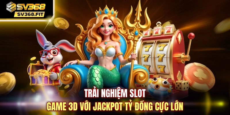 Trải nghiệm slot game 3D với Jackpot tỷ đồng cực lớn
